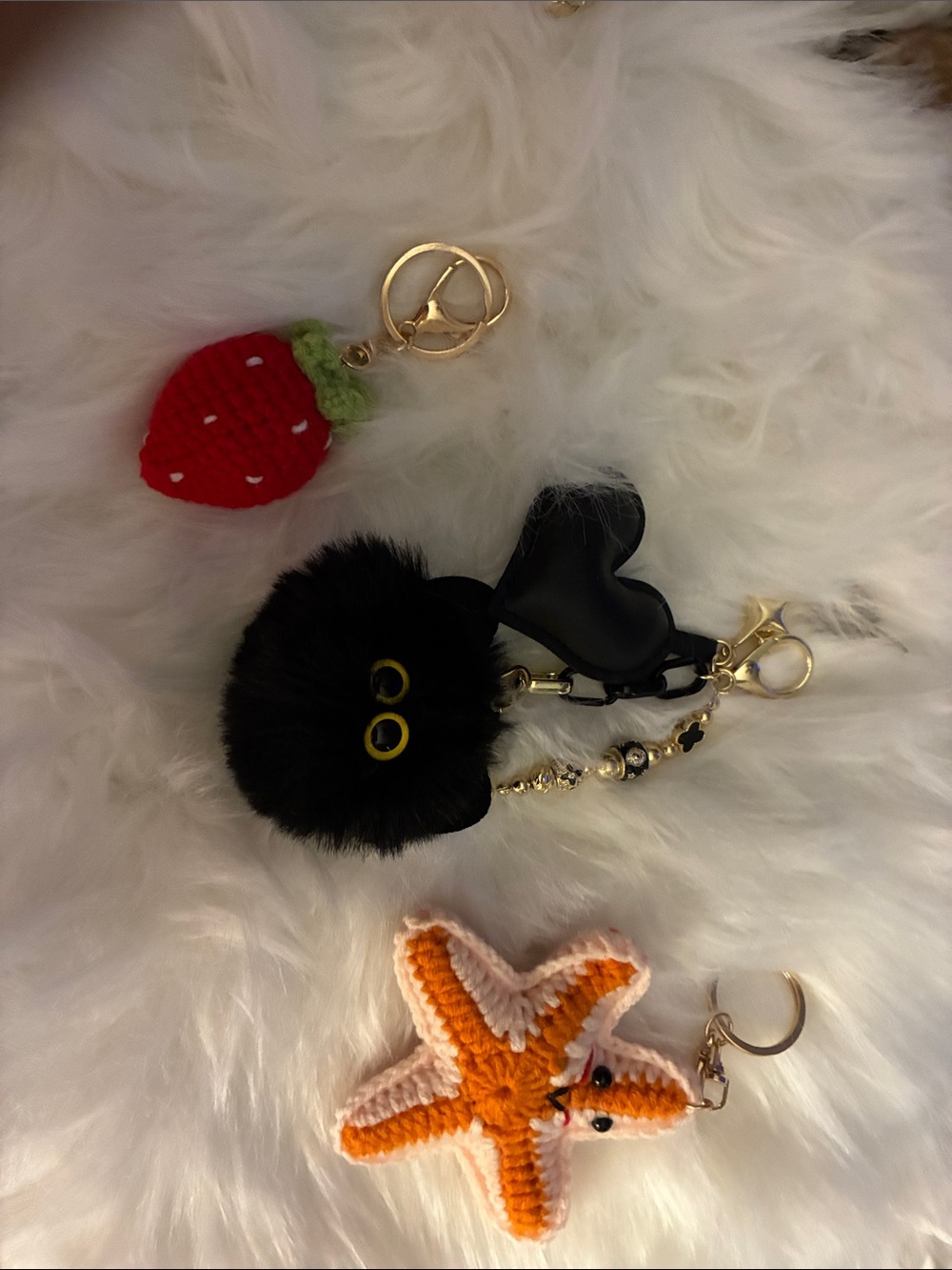 Set of keychains